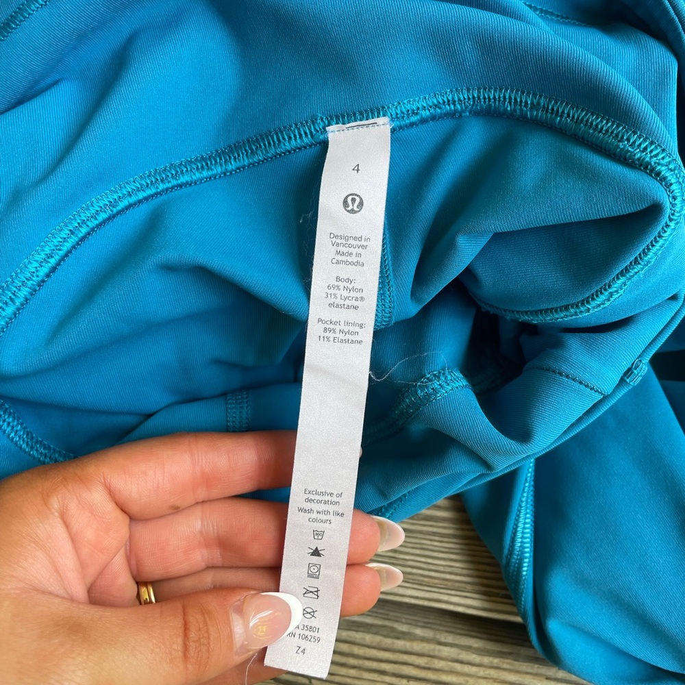 Lululemon Ice Cave Fast and Free 25" Tight Non-reflective